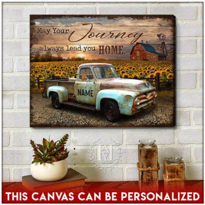 Farmhouse pickup truck wall art