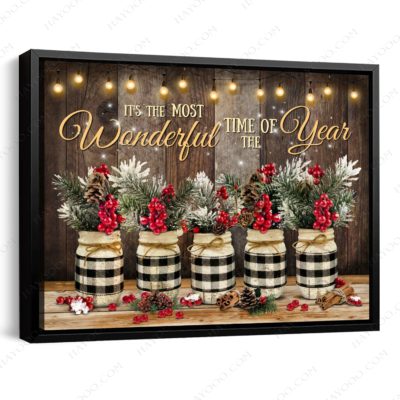 rustic christmas mason jars