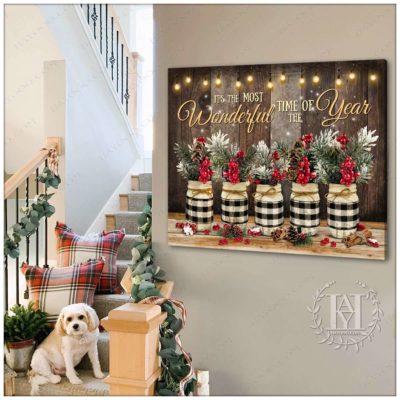 rustic christmas mason jars