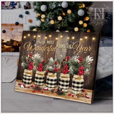 rustic christmas mason jars