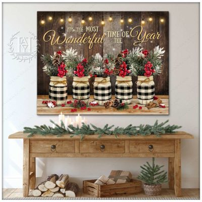 rustic christmas mason jars
