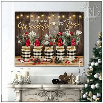rustic christmas mason jars
