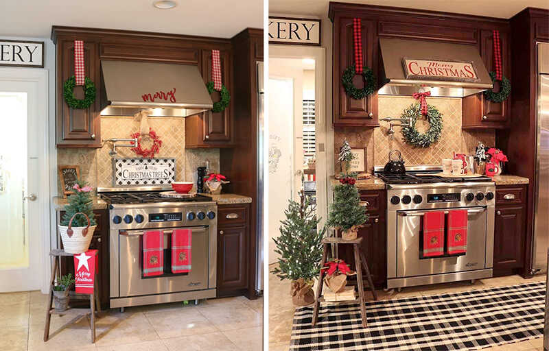 Kitchen Christmas decor