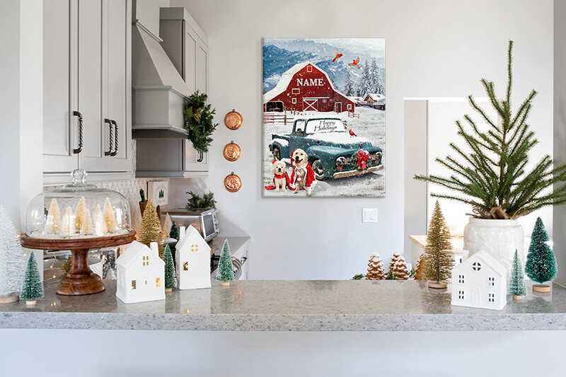 kitchen christmas decor 