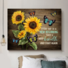 Hayooo Sunflowers Wall Art Canvas Meaningful Mother's Day Gifts for Wife