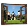 Hayooo Faux Window Canvas With Customized Picture