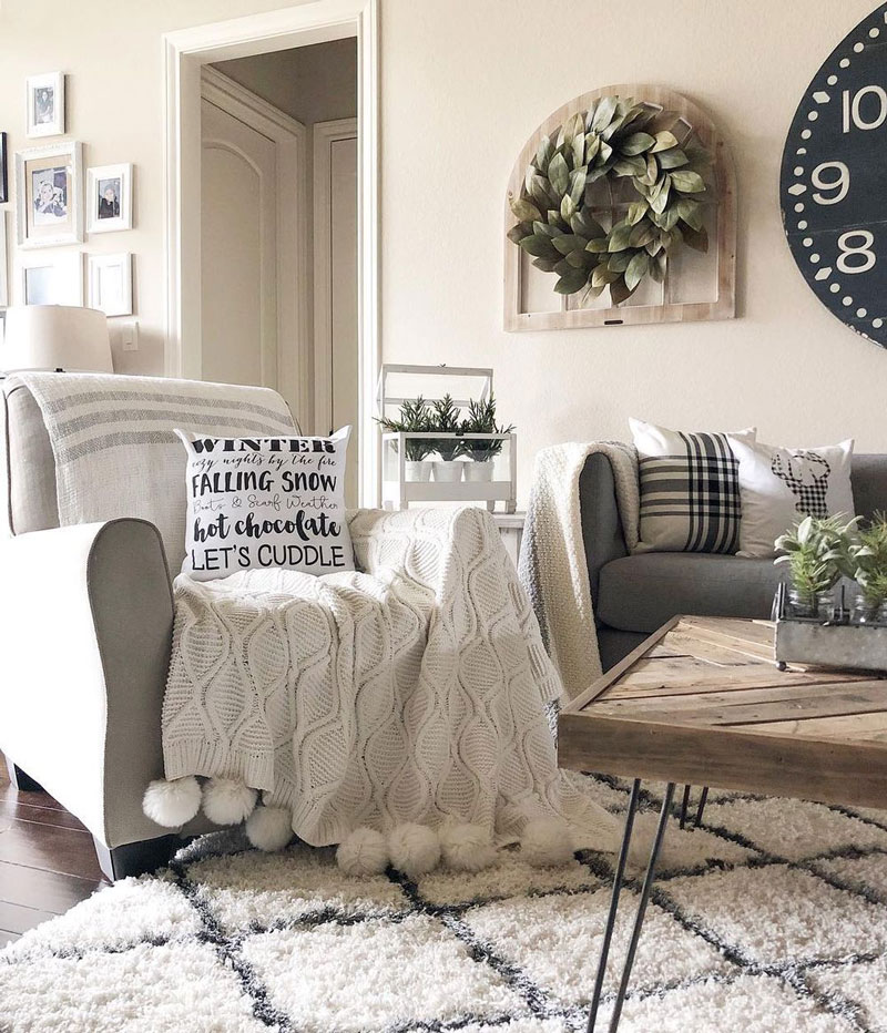 Farmhouse Winter Decor