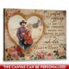 Hayooo Customized Couple Canvas With Vintage Paper Background A Perfect Marriage Best Gift For Valentine Or Anniversary
