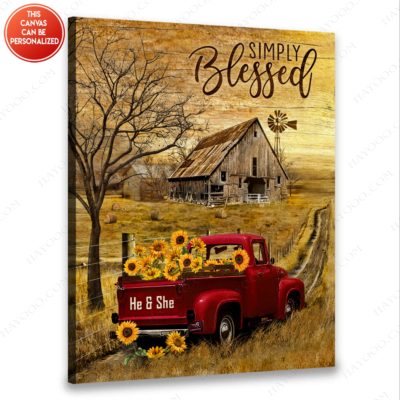 rustic sunflower canvas