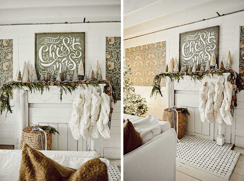 christmas fireplace ideas 