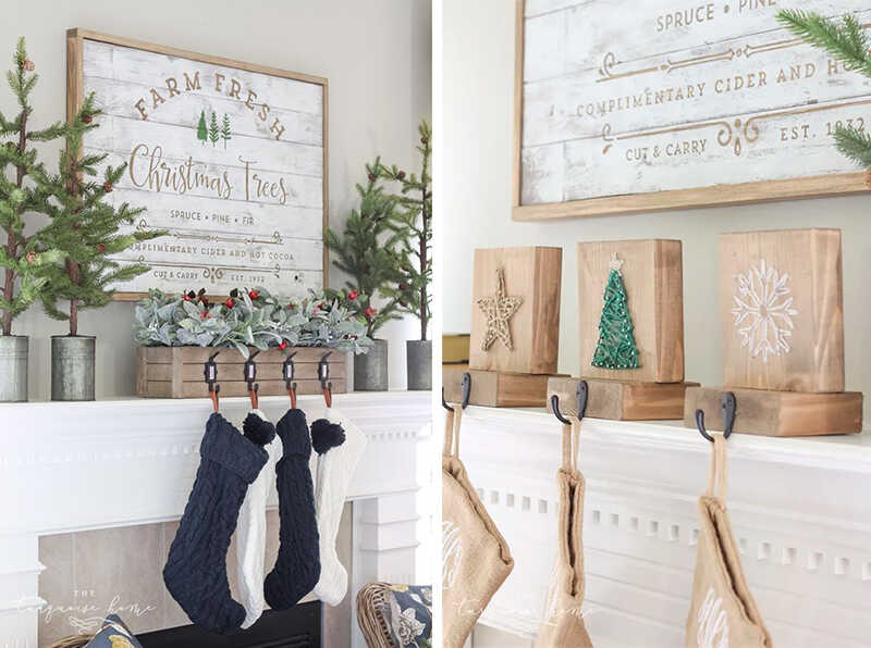 christmas fireplace ideas