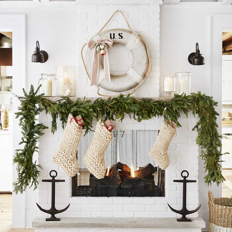 christmas fireplace ideas 