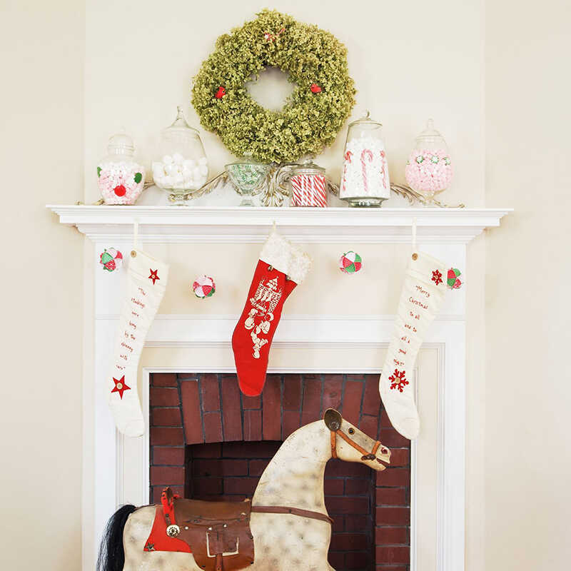 christmas fireplace ideas 