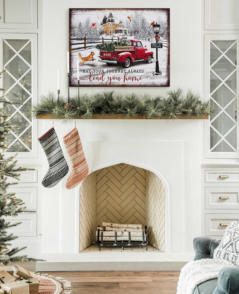 christmas fireplace ideas