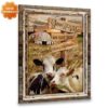 Hayooo Personalized Canvas With Couple Cows You And Me We Got This Wall Art For Valentine Or Anniversary