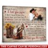Hayooo Personalized Canvas With Couple Boots I Love You The Most Wall Art For Valentine Or Anniversary