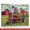 Hayooo Personalized Spring Canvas Gifts For Farmers Farmhouse Truck & Tractor