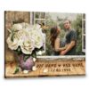 Hayooo Personalized Canvas Beautiful Window With Roses
