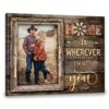 Hayooo Personalized Couple Canvas Romantic Gift For Your Love