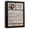 Hayooo Personalized Couple Canvas With Date On Calendar