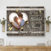 Hayooo Personalized Couple Canvas In Heart Shape Best Gift For Your Loved One