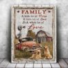 Hayooo Personalized Country Canvas Gifts For Farmers With Old Barn Pickup Truck And Cute Dogs