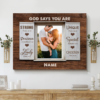 Hayooo Personalized Family Canvas God Says