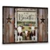 Hayooo Personalized Canvas Window Cows