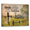 Hayooo Personalized Farmhouse Canvas God Made A Farmer