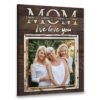 Hayooo Canvas Personalized Gifts For Moms With Faux Frame We Love You Home Decor Wall Art