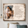 Hayooo Canvas Personalized Photo Gift Wall Art Above Bed Love Is Patient And Kind