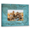 Hayooo Personalized Mom Gift Canvas With Heart Frame